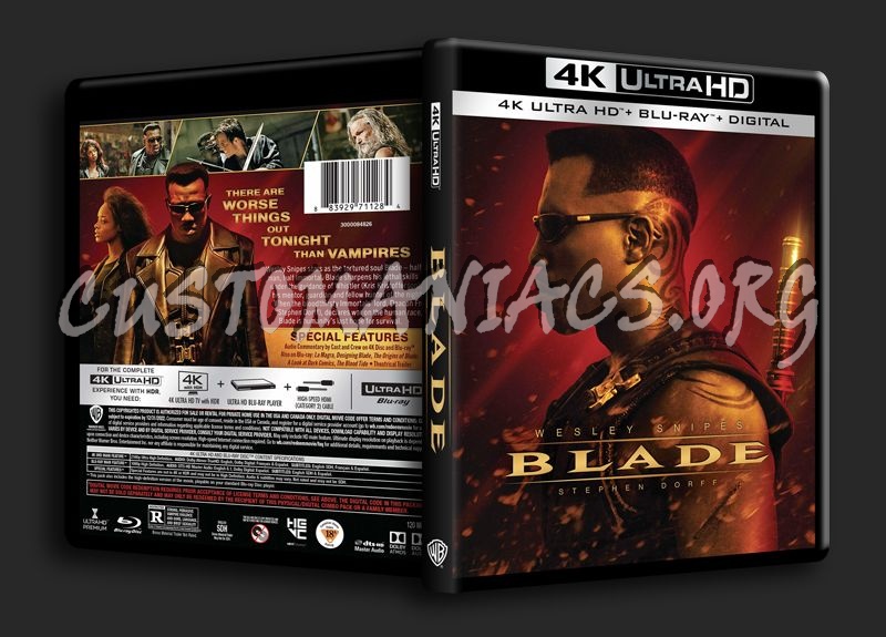 Blade 4K blu-ray cover