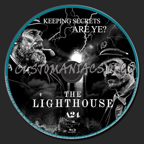 The Lighthouse blu-ray label