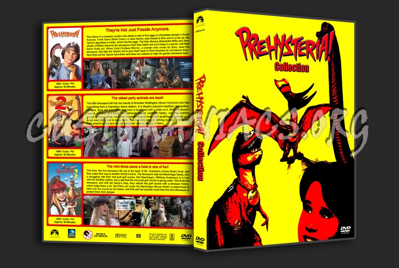 Prehysteria! Collection dvd cover