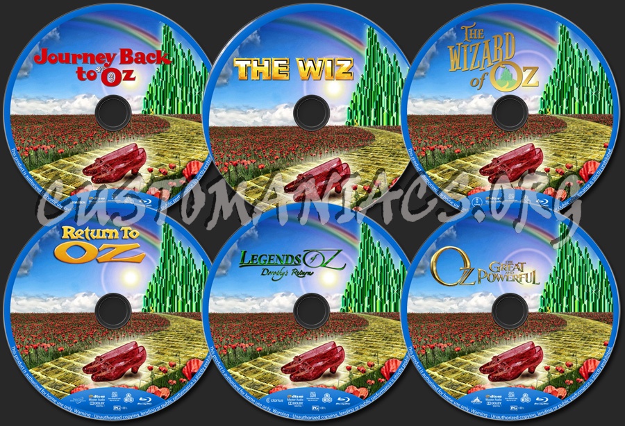 The Wonderful World of Oz Collection - Volume 2 blu-ray label