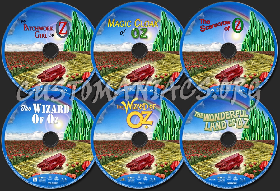 The Wonderful World of Oz Collection - Volume 1 blu-ray label