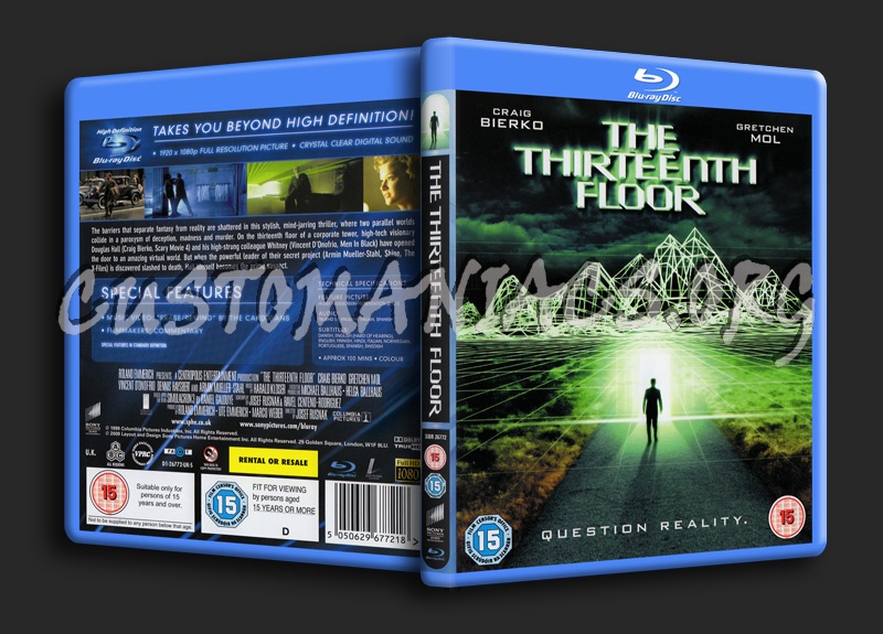 The Thirteenth Floor blu-ray cover