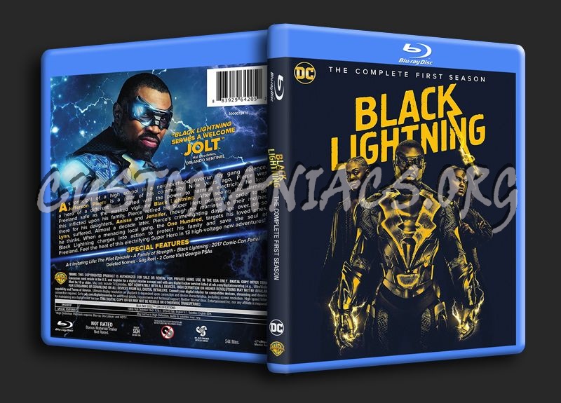 Black Lightning Season 1 blu-ray cover