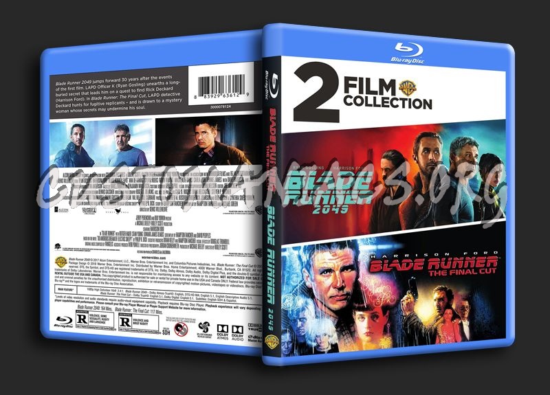 Blade Runner & Blade Runner 2049 2-Film Collection blu-ray cover