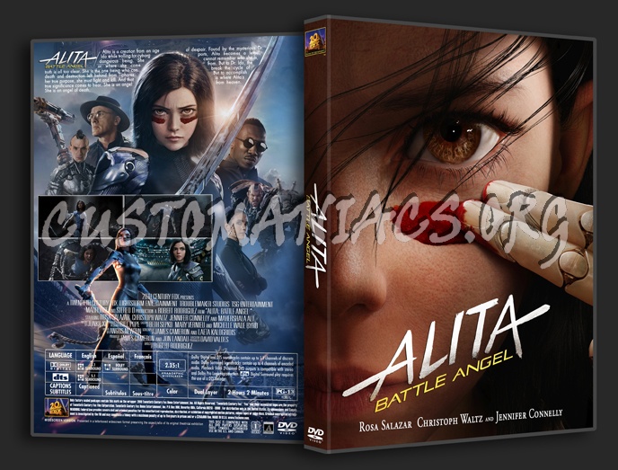 Alita: Battle Angel (2019) dvd cover