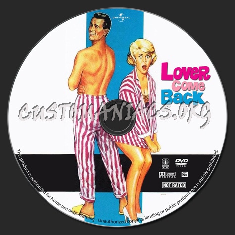 Lover Come Back dvd label