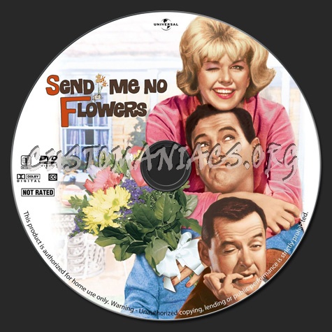 Send Me No Flowers dvd label