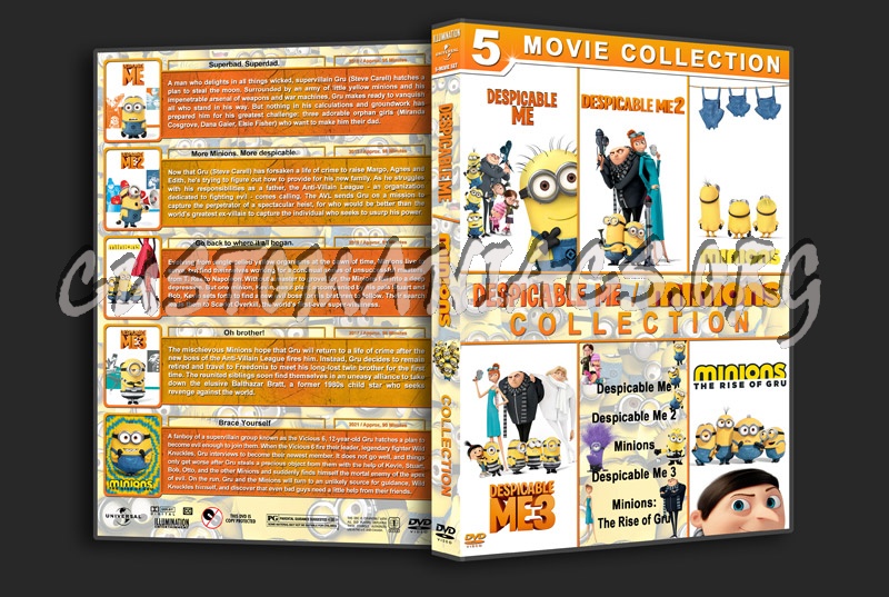 Despicable Me / Minions Collection dvd cover