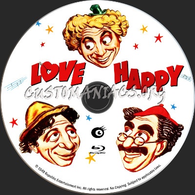 Love Happy blu-ray label