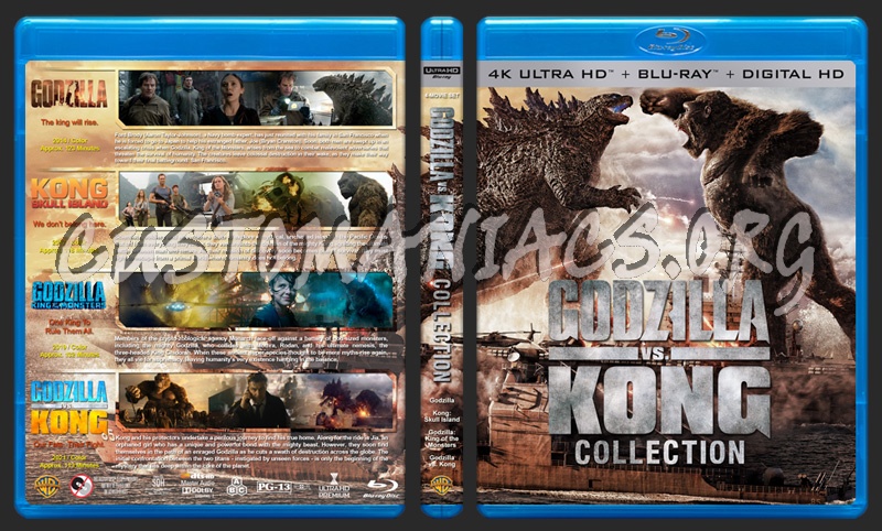 Godzilla vs.King Kong Collection (4K) blu-ray cover