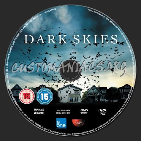 Dark Skies dvd label