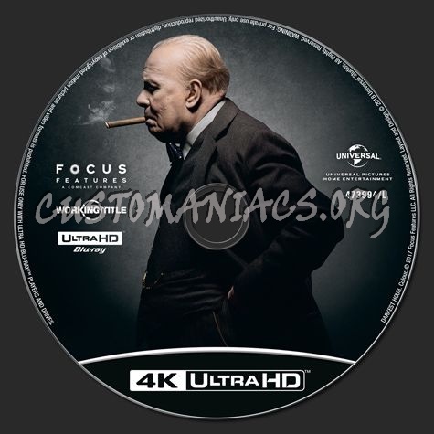 Darkest Hour 4K blu-ray label