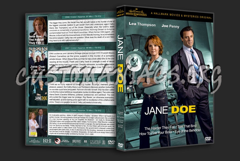 Jane Doe Collection - Volume 2 dvd cover