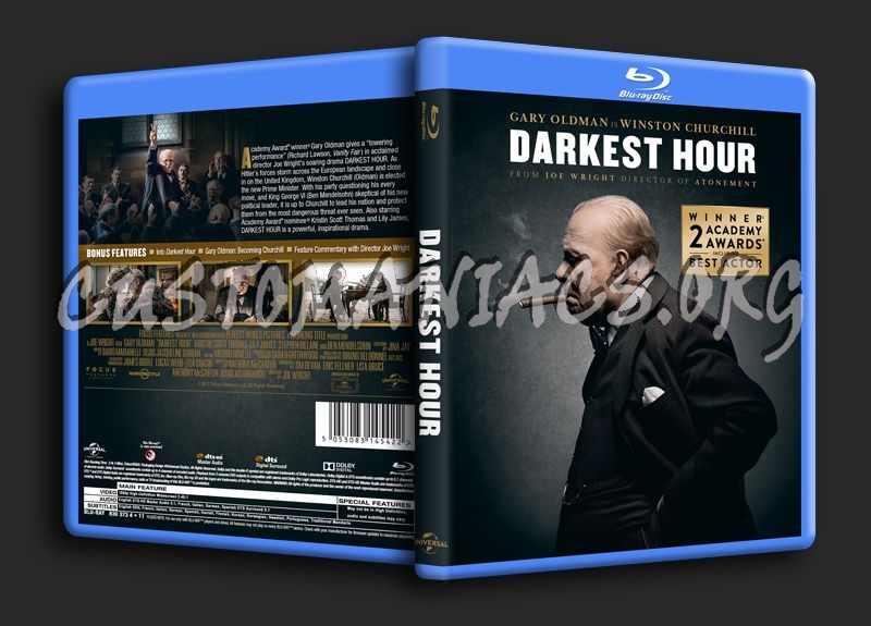 Darkest Hour blu-ray cover