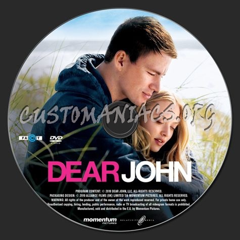 Dear John dvd label