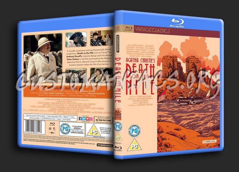 Death on the Nile blu-ray cover