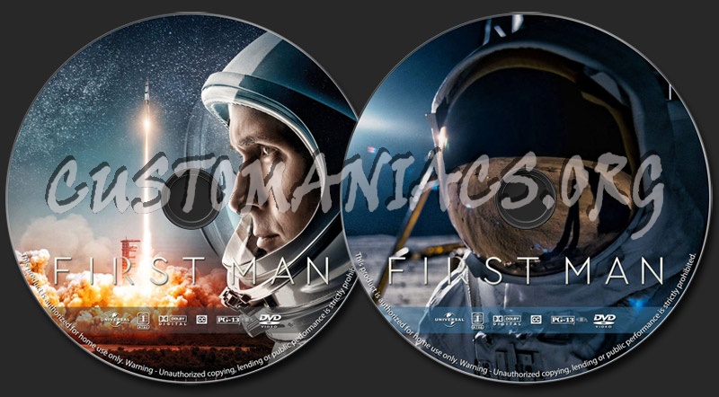 First Man dvd label