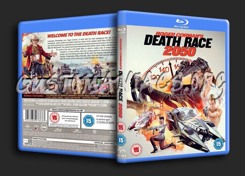 Death Race 2050 blu-ray cover