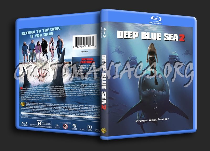 Deep Blue Sea 2 blu-ray cover