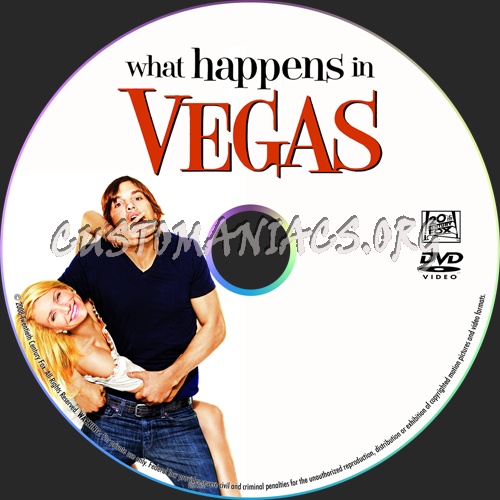 What Happens In Vegas dvd label