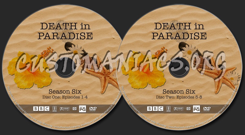 Death in Paradise - Season 6 dvd label