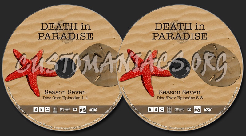 Death in Paradise - Season 7 dvd label