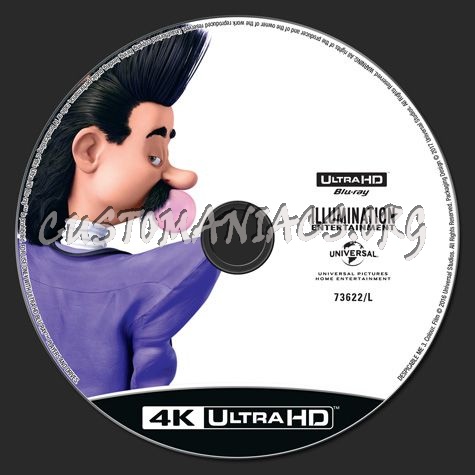 Despicable Me 3 4K blu-ray label