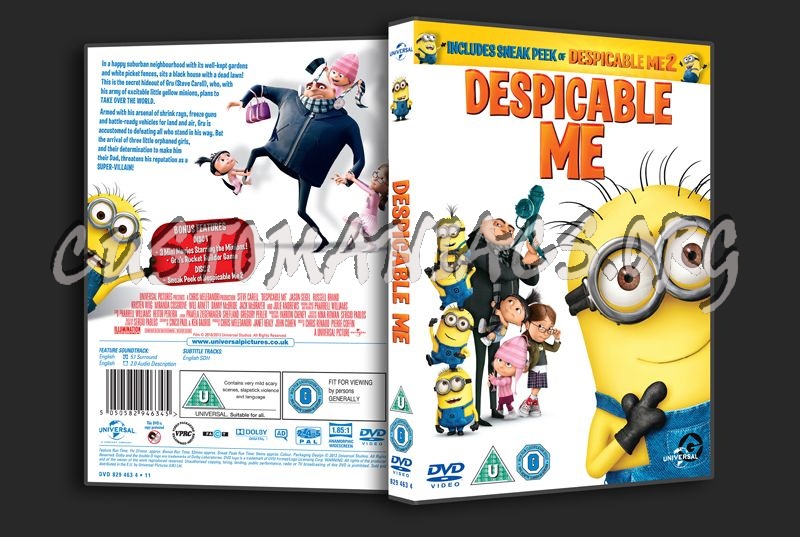 Despicable Me dvd cover