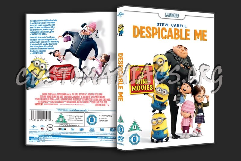 Despicable Me dvd cover