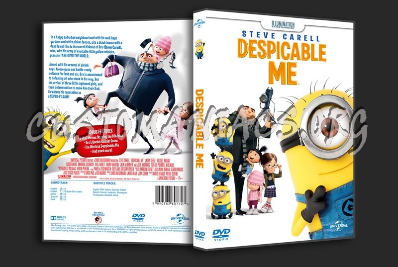 Despicable Me dvd cover