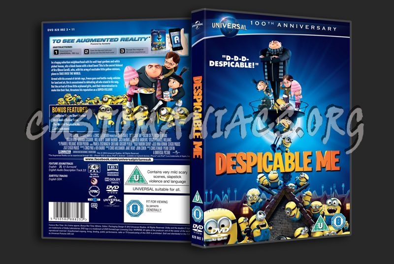 Despicable Me dvd cover