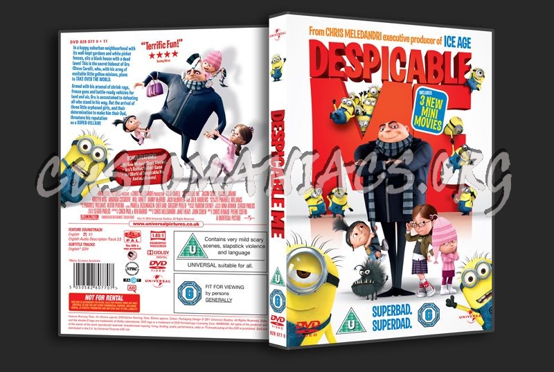 Despicable Me dvd cover