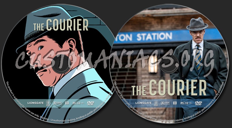 The Courier dvd label