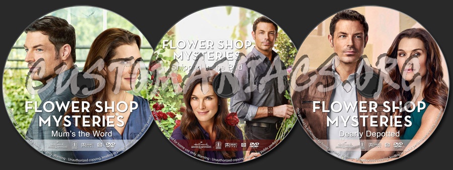 Flower Shop Mysteries Collection dvd label