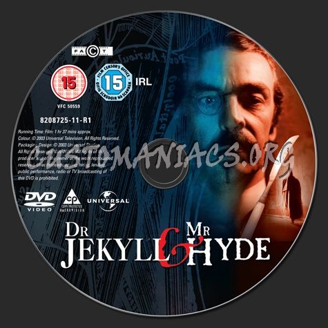 Dr Jekyll & Mr Hyde dvd label