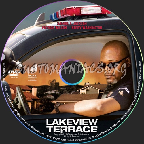 Lakeview Terrace dvd label