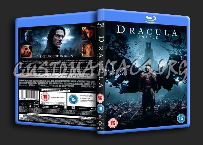 Dracula Untold blu-ray cover