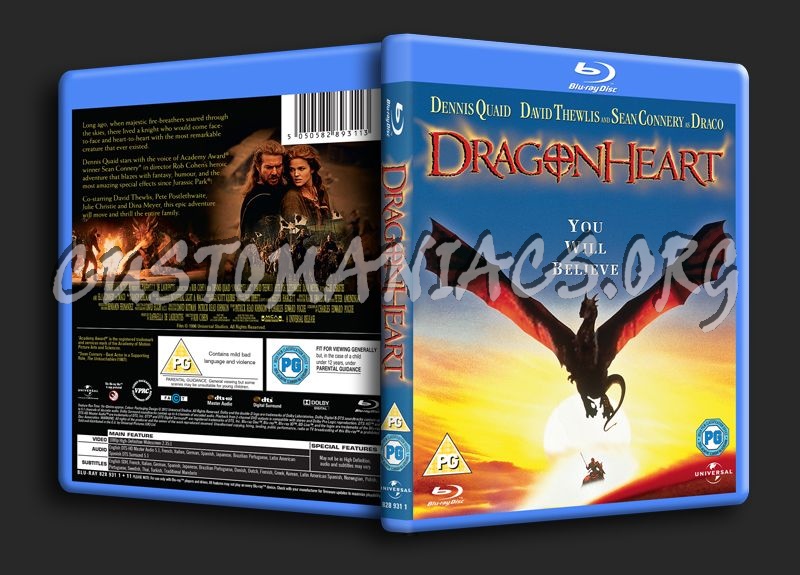 Dragon Heart blu-ray cover