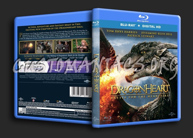 Dragonheart Battle for the Heartfire blu-ray cover