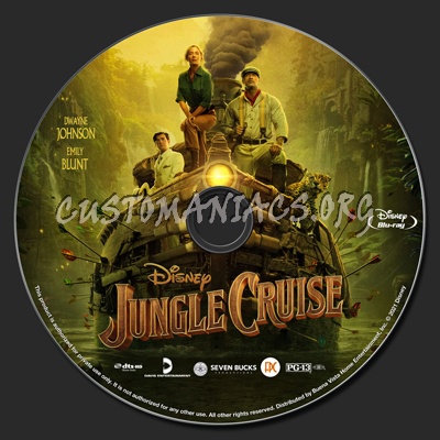 Jungle Cruise (2021) blu-ray label