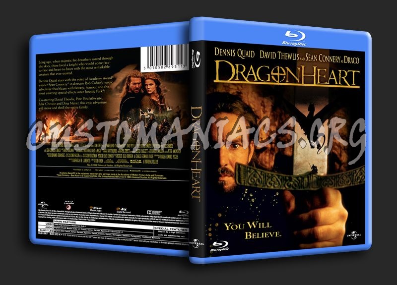 Dragonheart blu-ray cover