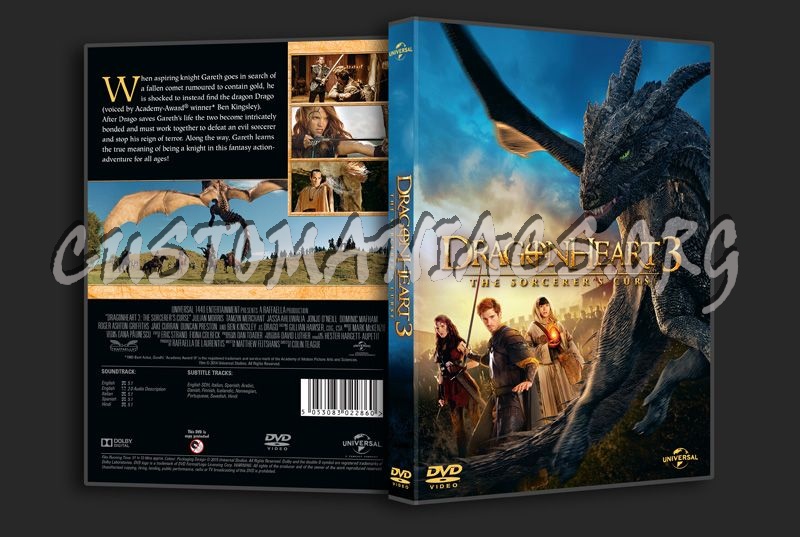 Dragonheart The Sorcerer's Curse dvd cover