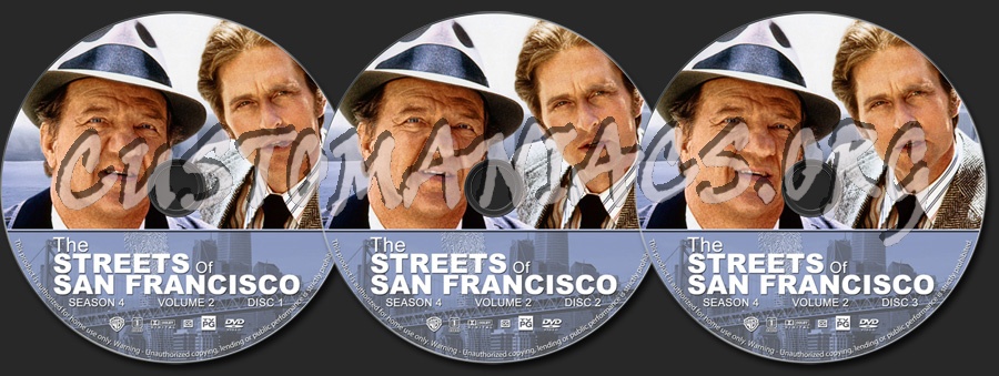 The Streets of San Francisco - Season 4, Volume 2 dvd label