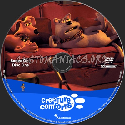 Creature Comforts Series 1 dvd label