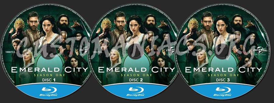 Emerald City Season 1 blu-ray label