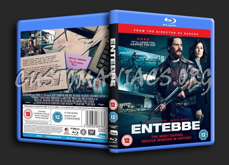 Entebbe blu-ray cover