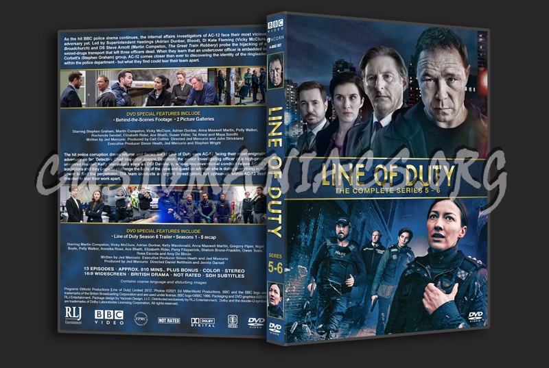 Line of Duty - Series 5 & 6 dvd cover