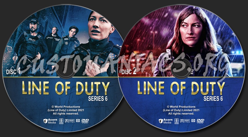 Line of Duty - Series 6 dvd label