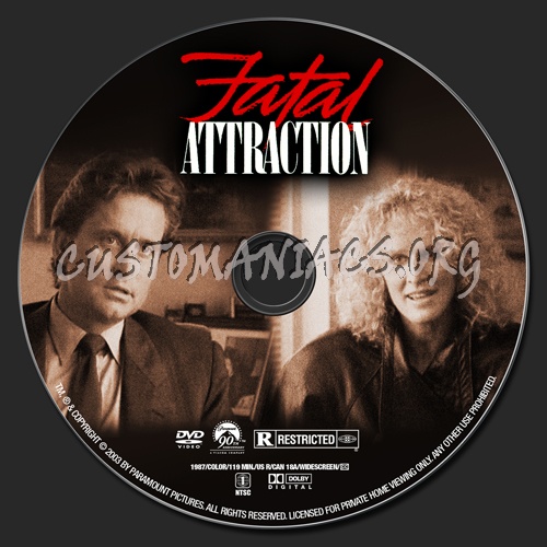 Fatal Attraction dvd label