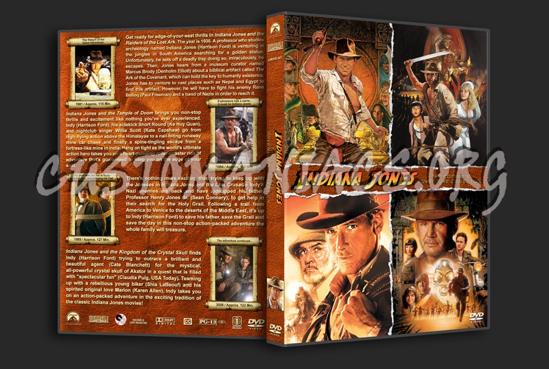 Indiana Jones: The Complete Adventure Collection dvd cover